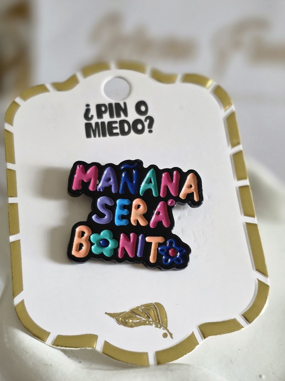 Prendedor Frases de mi Tierra