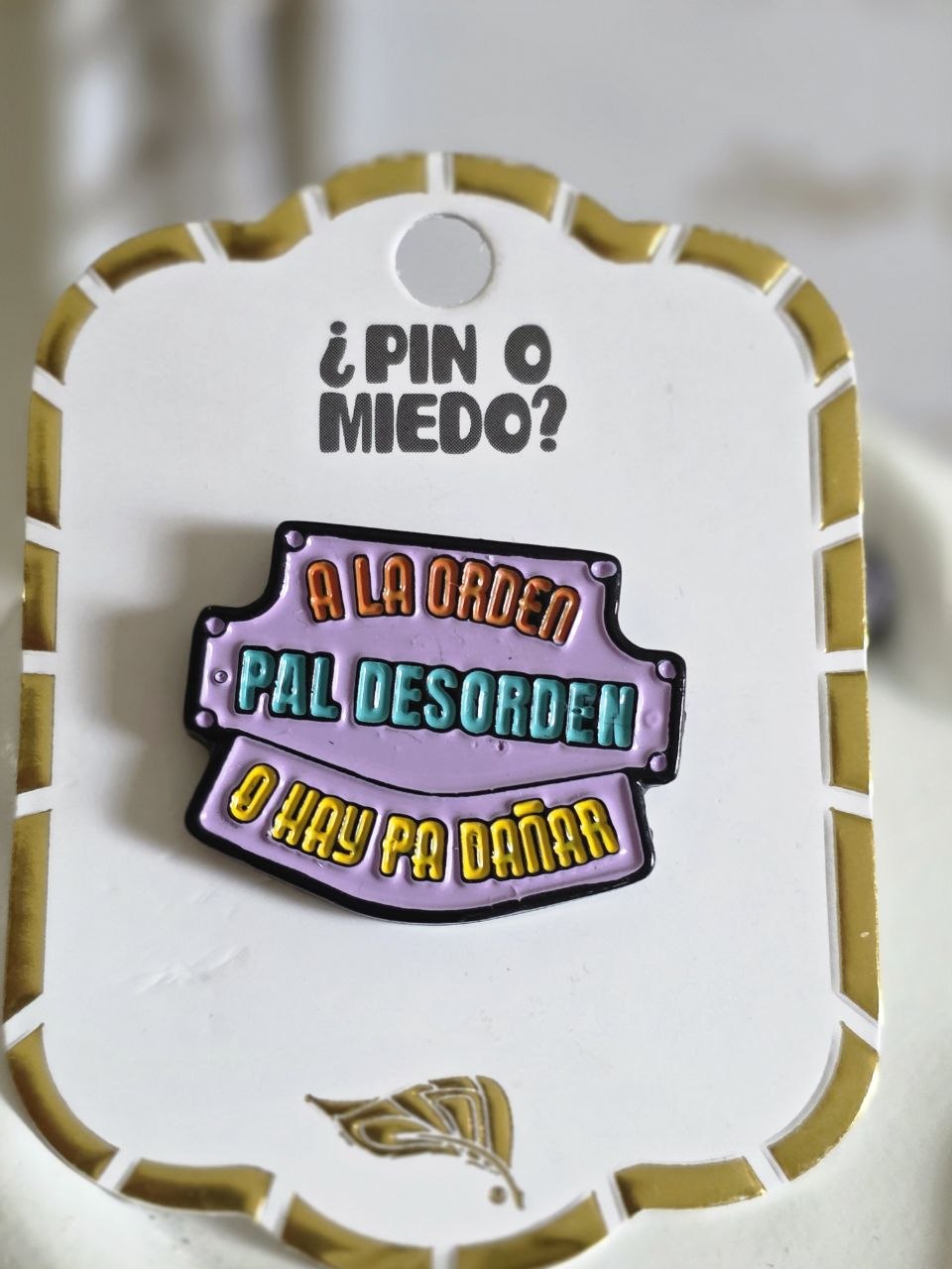 Prendedor Frases de mi Tierra
