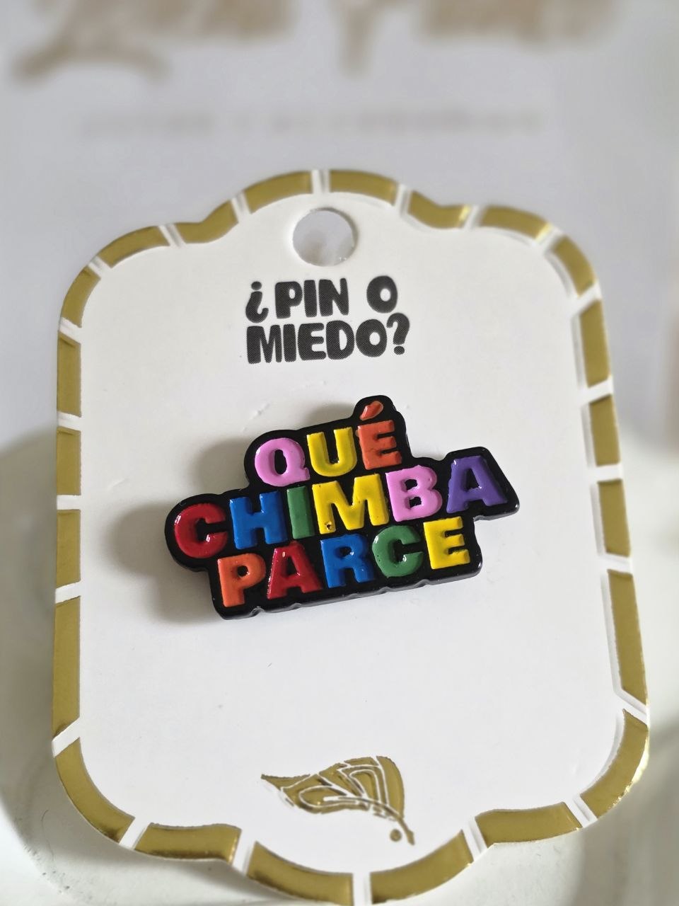 Prendedor Frases de mi Tierra